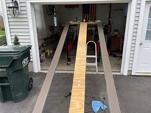 Sled Storage Rack / Pallet Rack in Garage