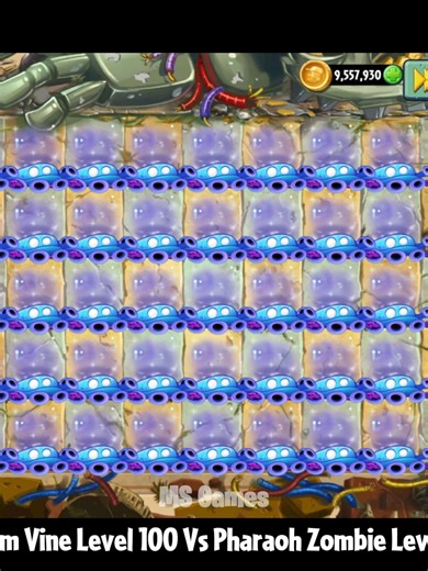 Gloom Vine Level 100 Vs Pharaoh Zombie Level 35#msgames #pvz2 #plantsvszombies2 #pvz #plantsvszombies