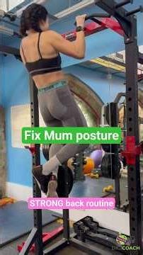 ​Back Workout for Mums! Pull-Up Strength & Fix Posture (Voice-Over)