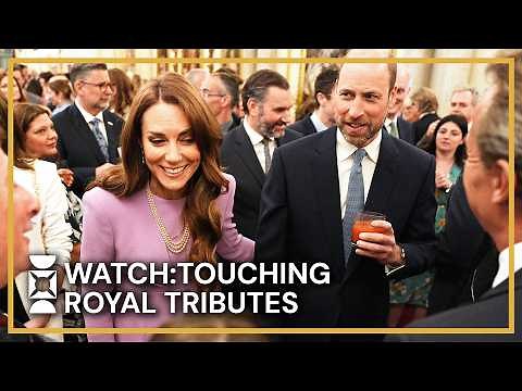 WATCH: William and Kate Join King Charles for Queen Elizabeth II Tribute