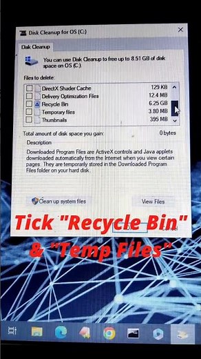 How To Run Disk Cleanup In Windows 10/11 🧑🏻‍💻 | Make PC Faster💯 #shorts #windows #pc #computer #tips