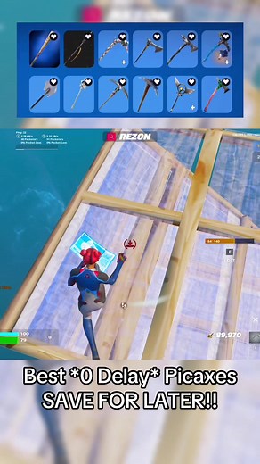 Best 0 Delay Pickaxes for Fortnite 2026