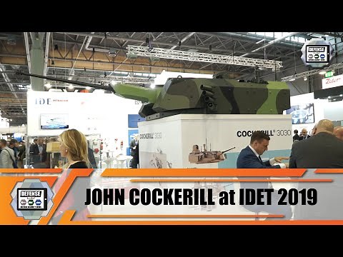 IDET 2019 John Cockerill formerly CMI Defence 3000 Series turret from 30 to 105 mm configurations