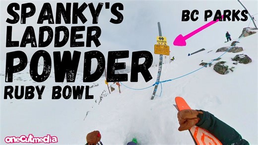 Skiing Ruby Bowl Deep Powder On Spankys Ladder