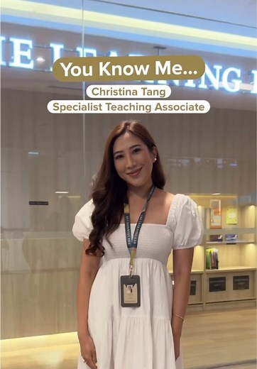 Hands up, who's taught by Ms Christina? ✋✋ How well do you know your #TLLTeachers? Captains of the classroom — and just as fun and unique outside of it. Nominate your teacher! Who else would you like to see in this series? 👀 #TheLearningLab #AtTLL #TLLDifference #TLLTeachers