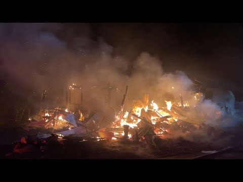*On Scene* Fort Ann Fire, Fully Involved Structure Fire, 4-15-2025