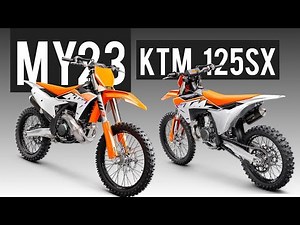 The 2023 KTM 125 SX 2 Stroke Specs Detail
