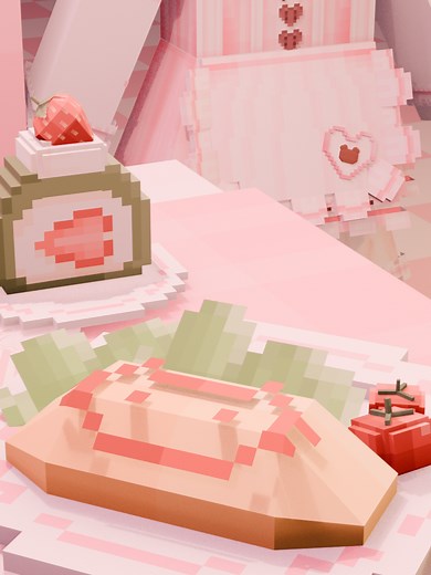 Maid Critters Cafe Collection ฟิกูร่าสำเร็จรูปและสกินชุดใหม่สำหรับมายคราฟ