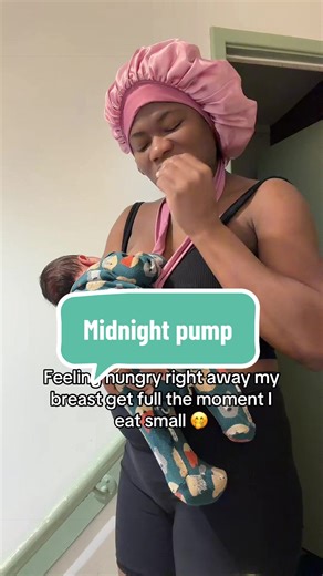 Midnight Breast Milk Pumping Routine with Newborn