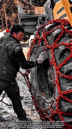 Tire Chain Installation Work Tool for Heavy Terrain Traction #worktool