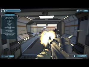 EmFPS gameplay level 01 completed