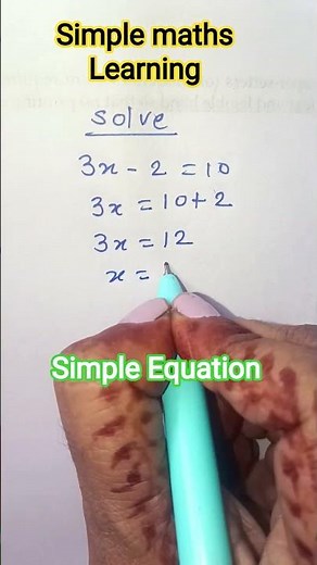 Simple Equations Made Easy | Learn Algebra Step by Step