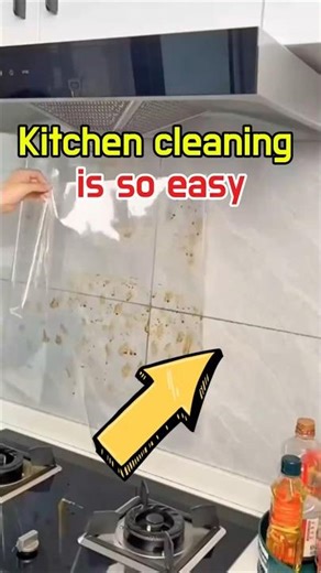 The Easiest Way to Keep Kitchen Tiles Clean #kitchencleaning #wallpaper #lifehacks