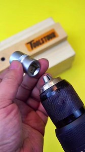 10M views · 45K reactions | Make your Own Drill Socket Adapter #drillhack #LifeHack #drilladapter #wrench #socket | Tools Tour | Facebook