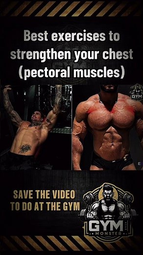 Top Chest Exercises to Build Strong Pectorals (Beginner to Advanced) #ChestWorkout#PectoralExercises