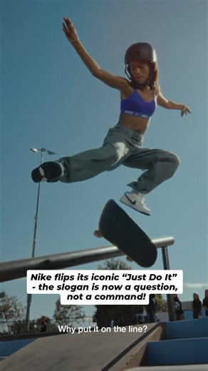 Why Do It?: Nike’s new slogan is aimed at Gen Z. Instead of telling people “Just Do It,” the brand now asks a question. The big idea: it’s not just about action, but about thinking why we do it. Read the full story. Link in bio. @nike #Nike #JustDoIt #WhyDoIt #GenZ #MarketingTrends #BrandInnovation #e4m | exchange4media