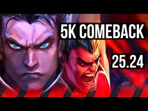 GAREN vs DARIUS (TOP) | 5k comeback | EUW Diamond | 25.24