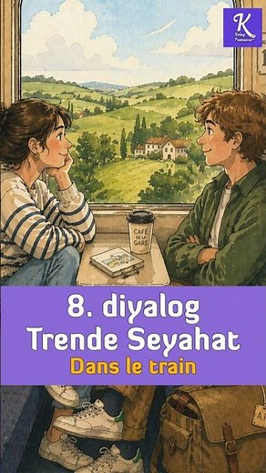 8 - Dialogue for Beginners | Traveling by Train 🚆🇫🇷 #learnfrench