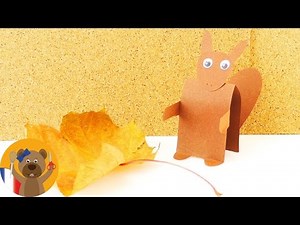 Idée de décoration pour l'automne à faire soi-même | Adorable écureuil à fabriquer