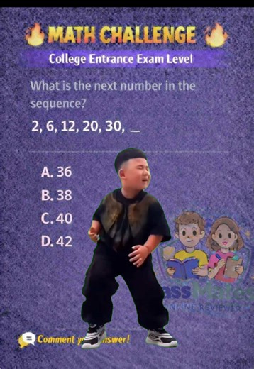 🔥 Math Challenge time! 🔥 Spot the pattern and tell us what comes next in the sequence 🤔 Comment your answer below and let’s see who gets it right! 💪📚 #MathChallenge #SequenceProblem #CollegeEntranceExam #BrainTeaser #PassMates
