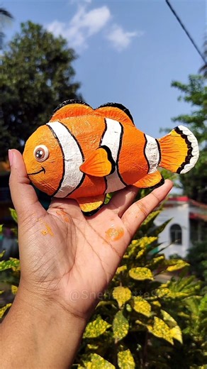 DIY Nemo 🫧#shorts #youtubeshorts #nemo #art #craft #viral #trending