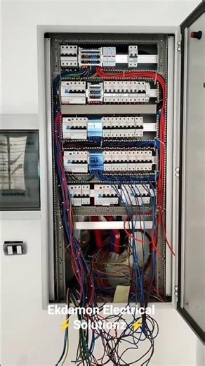 Electrical Control Panel ⚡The brain of any electrical system #electricalcontrol #electricworks