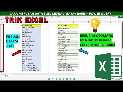How to Quickly Split Data from One Cell into Multiple Rows | Excel Tricks | Power Query