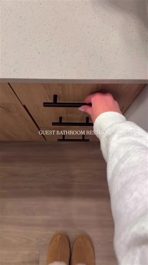 Guest Bathroom Restock Ideas — Organized Drawer Tour