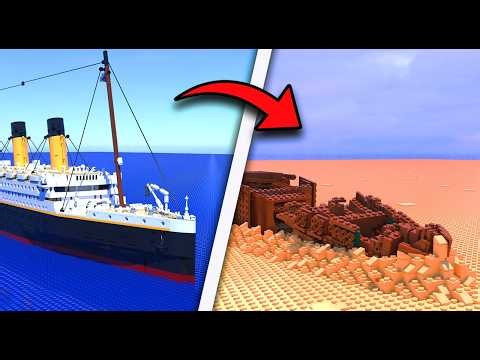 LEGO Titanic Wreckage Evolution