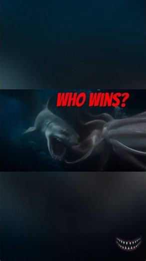 Megalodon vs Giant Squid 🦈🦑 Deep Sea Death Battle!