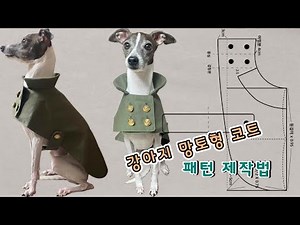 Dog Cape Coat Pattern + Pattern TutorialㅣHow to make a cape coat pattern for dogs.