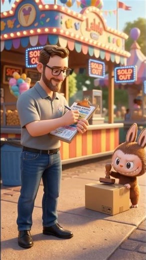 Labubu's Disney Day Surprise Had Me Crying #disney #shorts #emotional