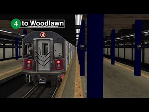OpenBVE Special: (R142) 4 Train to Woodlawn Bypassing 138th Street-Grand Concourse (Weekend G.O)