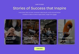 Stories of success - Website Template by Nicepage
