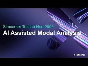 Simcenter Testlab Neo AI Assisted Modal Analysis