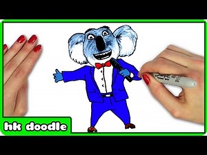 How To Draw Buster | Sing 2016 film | Sing Movie Drawing | Cute Drawing Lesson | Drawing for Kids