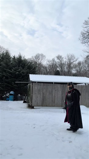 Jedi Cosplay in the Snow: A Crusader's Adventure