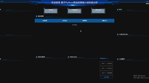 基于Python爬虫的网络小说热度分析