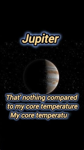 core temperature comparison 🌎🪐🔥☠️