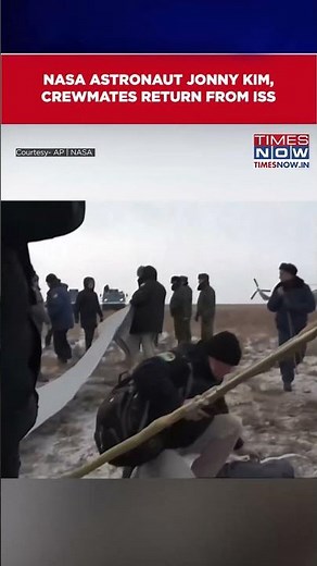 NASA Astronaut Jonny Kim, Crewmates Return To Earth From International Space Station | Watch #shorts