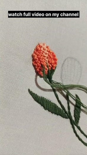 Beautiful Hand Embroidery Design | Easy & Unique Embroidery for Beginners | Simple Stitch Tutorial