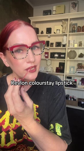 A colour lipstick I got asked about is @Revlon Australia & New Zealand colourstay matte 004 Model behaviour. Last for hours and is a gorgeous shade #redtrinity #revloncolorstay #revlonnz #makeupover50 #virallipstick