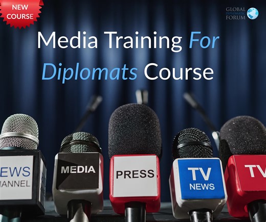 Introducing our new course: Media Training for Diplomats. Starting 2nd February. Self-paced learning - learn how you want and when you want. Learn more: https://vist.ly/4ng5i #mediatraining #mediatrainingtips #mediatraininghouse #mediatrainingacademy #mediatraining101 #mediatrainingtechniqurs #mediatrainingfordiplomats