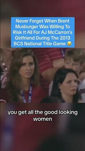 Brent Musburger Ogles Alabama QB's Girlfriend Katherine Webb During 2013 BCS Title Game 😂 #shorts