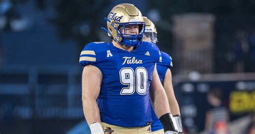 Tulsa defensive tackle transfer Joe Hjelle commits to Indiana