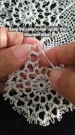 Easy beginner's NEEDLE LACE Tutorial Up on the channel now! #ytshorts #shorts #shortsfeed #short
