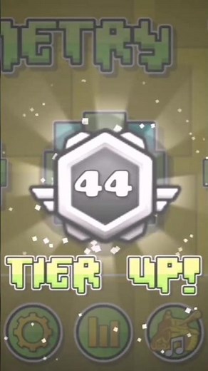 ¡RANGOS Y NIVELES EN GEOMETRY DASH! ⭐ #shorts