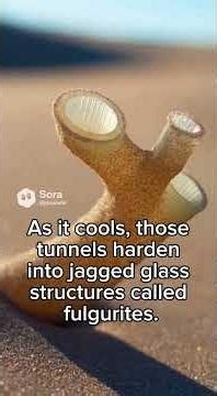 This Is What Happens When Lightning Hits Sand