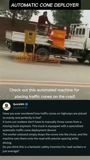 Secret to Perfectly Spaced Traffic Cones Revealed! 🚧⚡