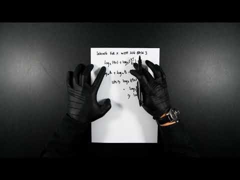 A-Level Maths Past Paper Question: Solving for x with Log Base 3